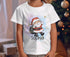 Personalised Children's Christmas T-Shirt - Exclusive Design, Father Christmas and name