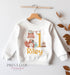 Personalised Birthday Age Sweatshirt Jumper For Children. Any Age, White Cotton Sweatshirt - Fox party and Number