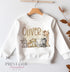 Personalised Sweatshirt Jumper For Children. White Cotton Sweatshirt - Safari Animals and name