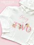 Personalised Girls Fairy Birthday T-Shirt Age Two - Cotton White Top, Pink Fairies theme, second birthday