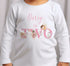 Personalised Girls Fairy Birthday T-Shirt Age Two - Cotton White Top, Pink Fairies theme, second birthday