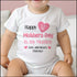 First Mother's Day Outfit – Custom Baby Sleepwear Set | Soft Cotton Vest & Bib