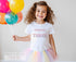 Personalised Mermaid Birthday T-Shirt Ages 1-6 - Cotton White Top, Any name