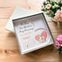 Personalised Mothers Day Gift, UV printed Free standing Acrylic Heart, The Day you Became my Mummy, Our First Mothers Day