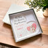 Personalised Mothers Day Gift, UV printed Free standing Acrylic Heart, The Day you Became my Mummy, Our First Mothers Day