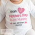 First Mother's Day Outfit – Custom Baby Sleepwear Set | Soft Cotton Vest & Bib