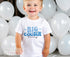 Promoted to Big Big Cousin Blue Design White Cotton T-Shirt - Boy New Baby Cousin