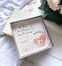 Personalised Mothers Day Gift, UV printed Free standing Acrylic Heart, The Day you Became my Mummy, Our First Mothers Day