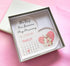 Personalised Mothers Day Gift, UV printed Free standing Acrylic Heart, The Day you Became my Mummy, Our First Mothers Day