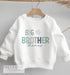 Personalised Big or Little Brother Jumper, Birthday Sweatshirt for Children, Promoted to Big Brother , Little Brother, with Star