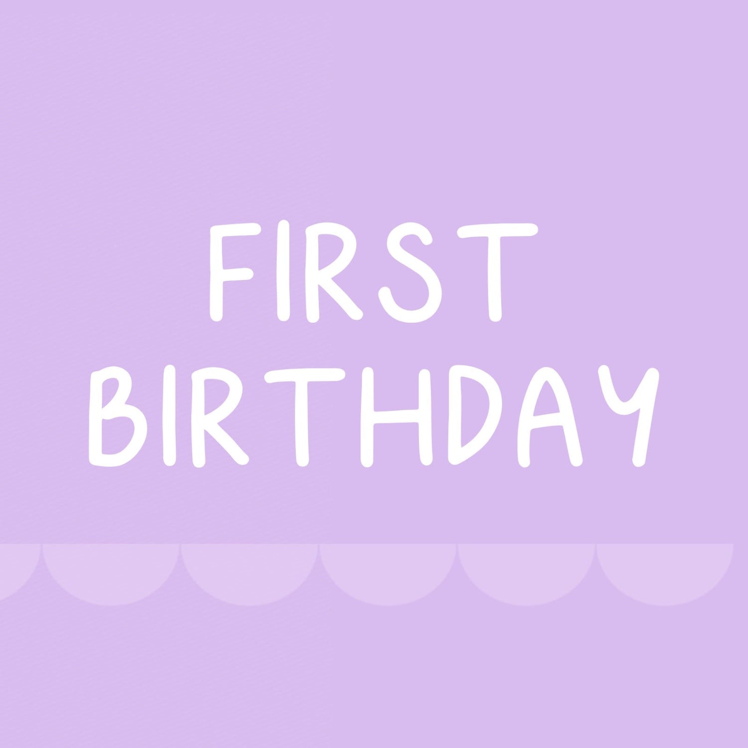 > First Birthday Gift Wrap