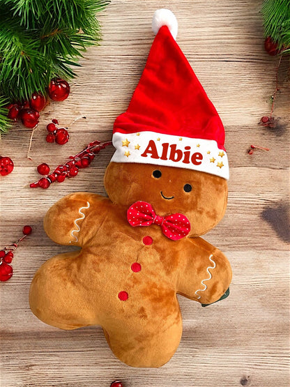 LIMITED EDITION Personalised Christmas Gingerbread Extra Large Plush Toy