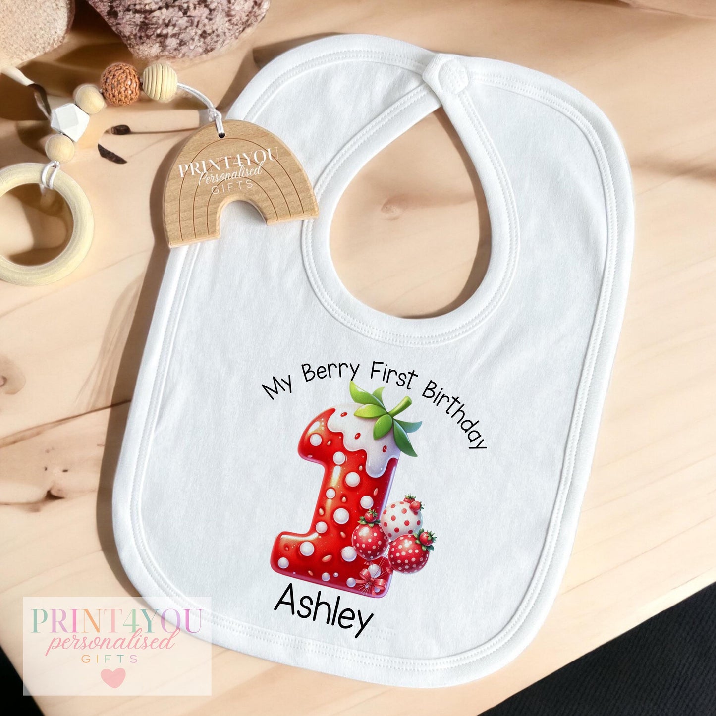 Personalised First Birthday Outfit – Baby Milestone T-Shirt, Sleepsuit & Vest