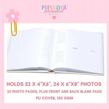 Personalised Baby Photo Album – Custom Baby Keepsake – First Birthday Gift