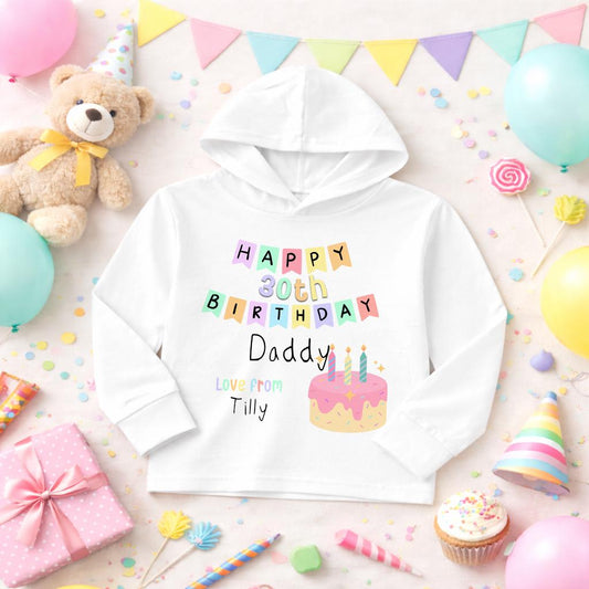 Personalised Birthday Shirt – Custom Kids T – Shirt & Birthday Outfit Baby Hoodie