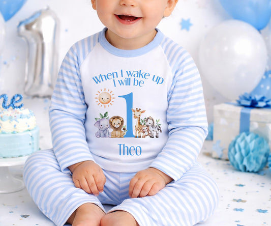 Children's clothing with the safari birthday outfit design