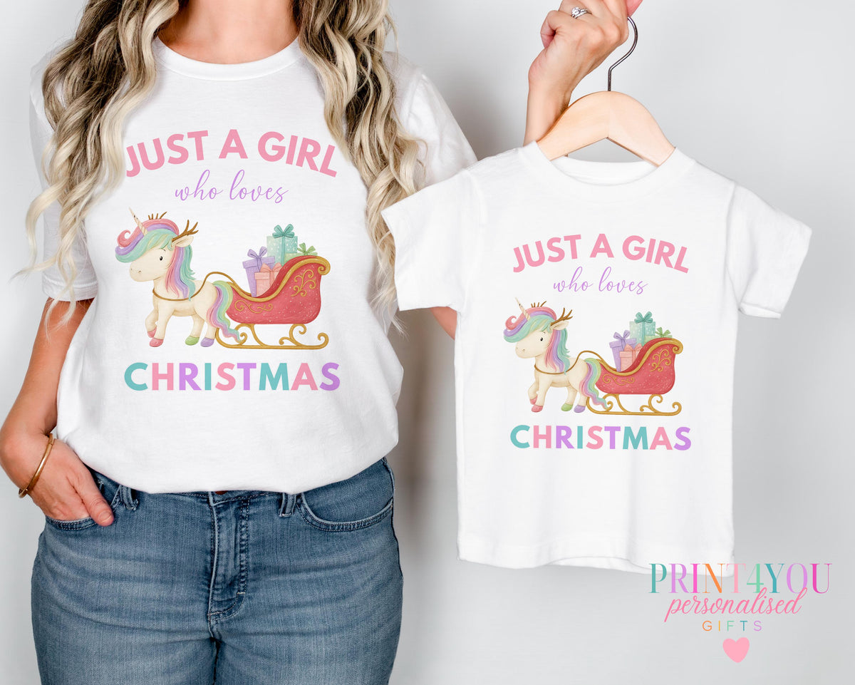 Mummy And Me Christmas T – Shirts – Matching Christmas Tops For Mum & Kids - 0-3 months