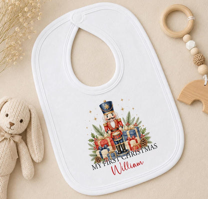 Personalised Baby Christmas Outfit, My First Christmas 2026 Nutcracker Vest