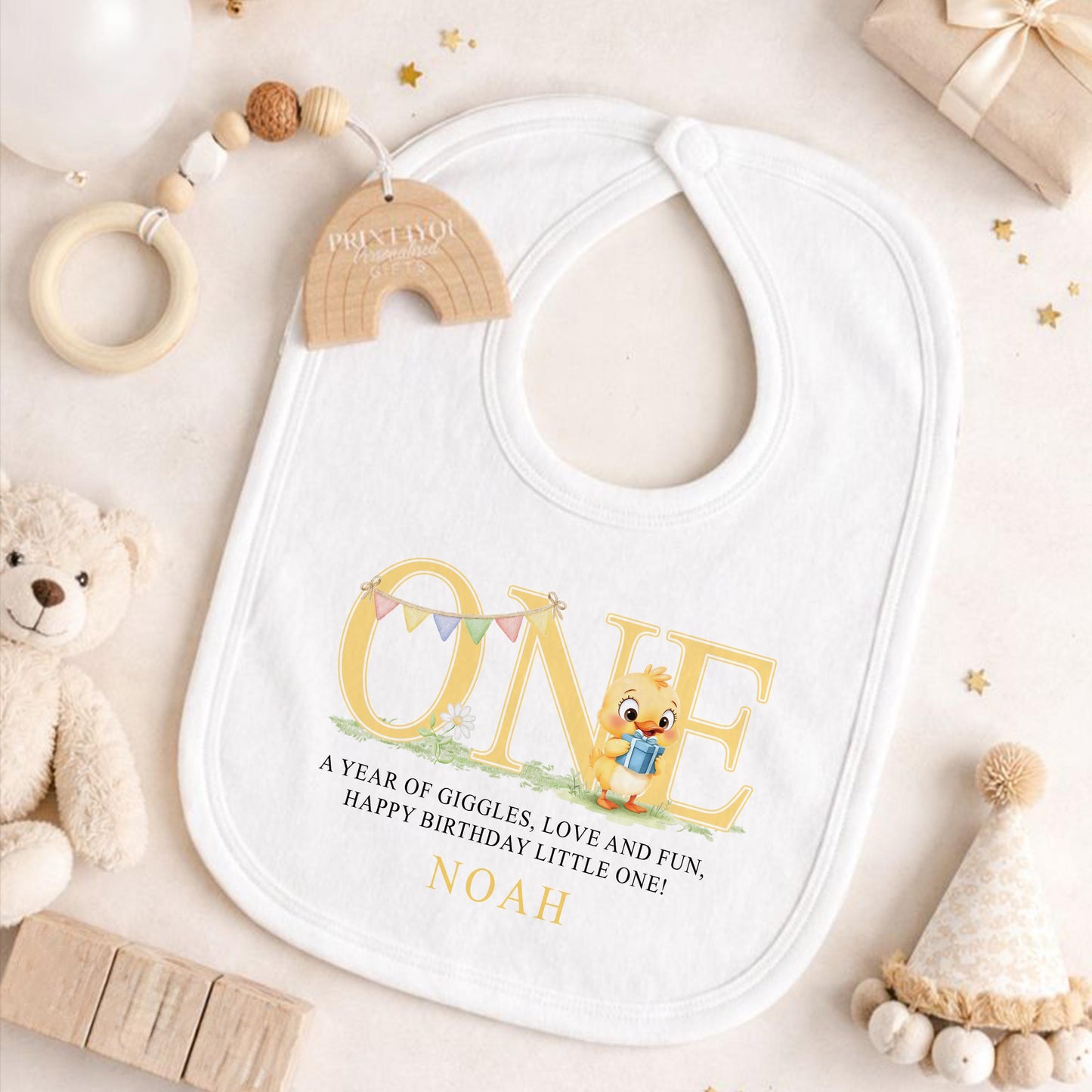 1st Birthday Outfit - Personalised Baby Birthday Vest | Soft Cotton Babywear