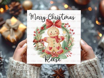 Gingerbread Wreath PNG – Limited Edition Digital Artwork With Transparent Background