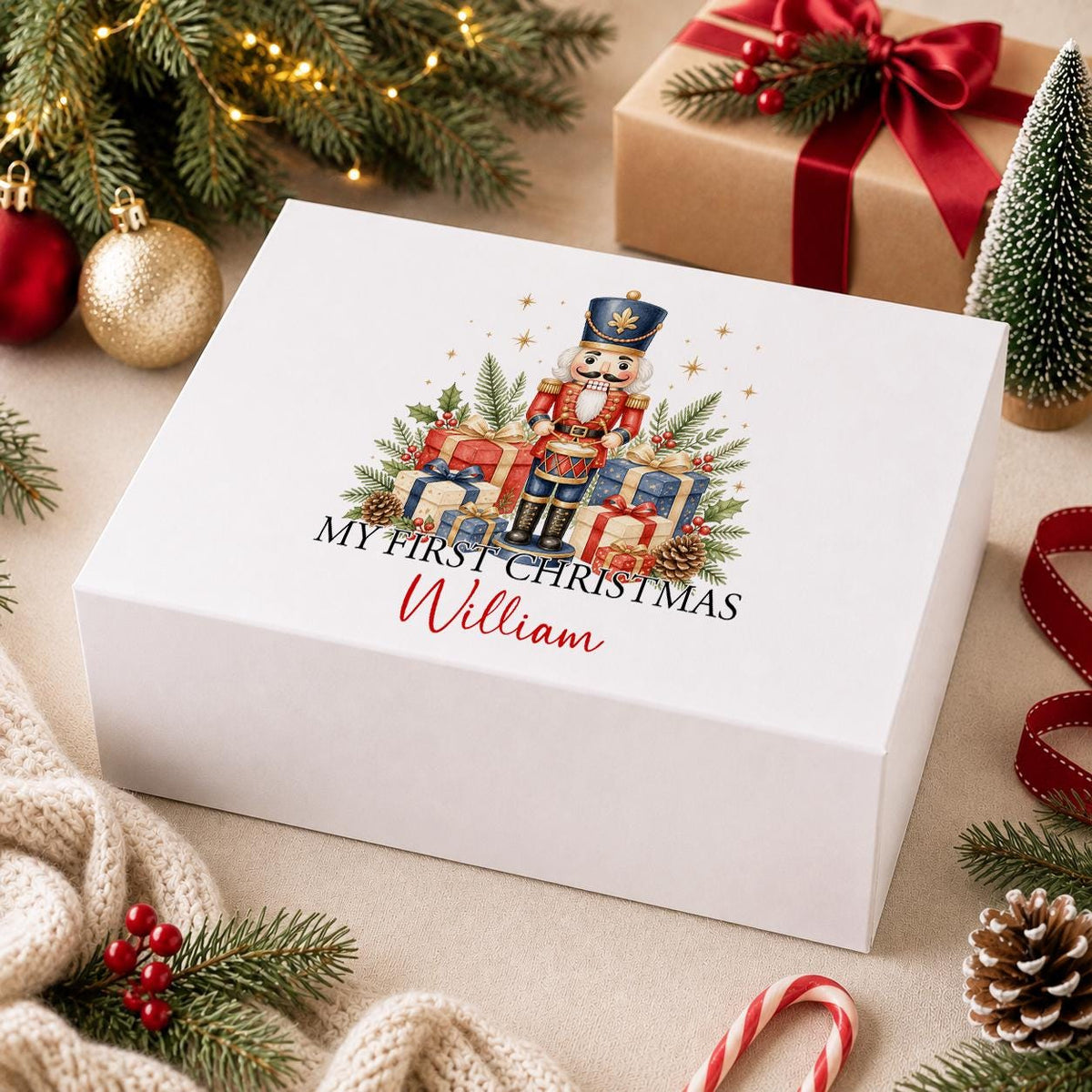 Personalised Christmas Eve Box | My First Christmas 2026 Baby Boy