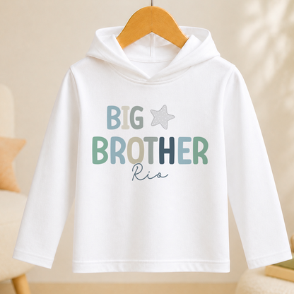A white hoodie with the text "BIG BROTHER Rio" printed on it.