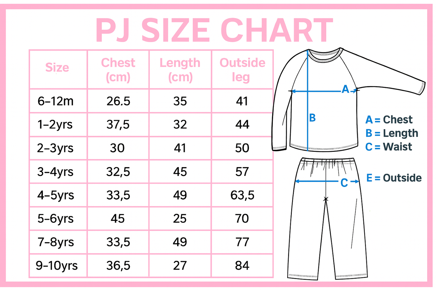 Personalised Boys Easter Pyjamas – Blue Striped Kids Cotton Pajamas With Cute Graphic - 1-2yrs