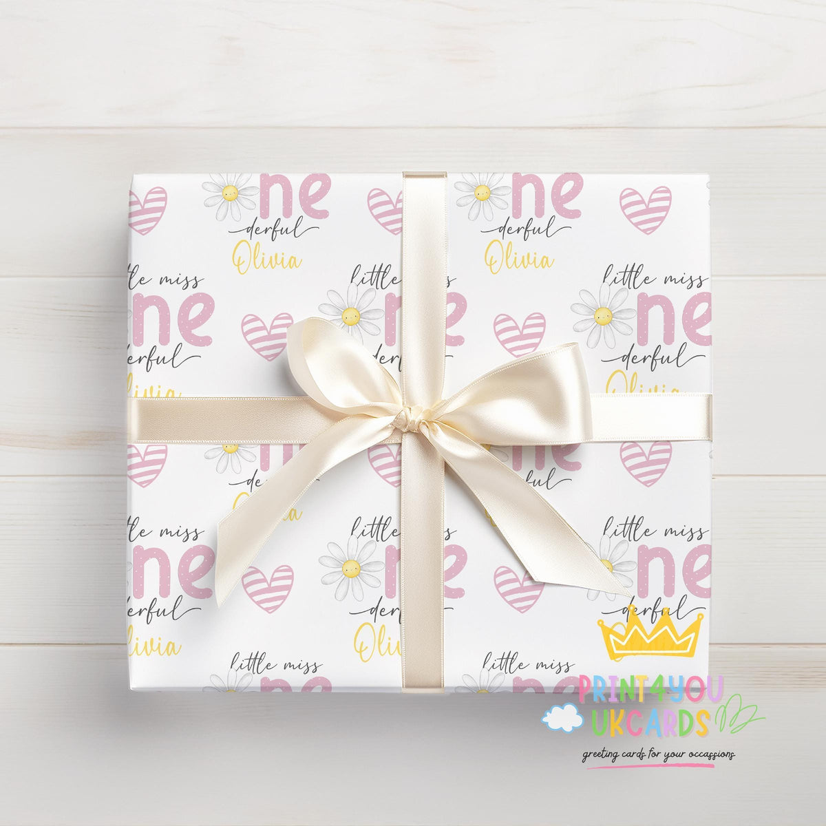 The wrapping paper rolled and packaged in a postal tube, ready for delivery
