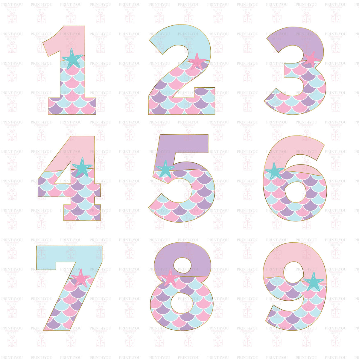 Personalised mermaid birthday t-shirt, size 2-3 years