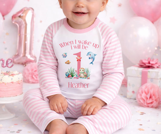 Children's clothing with the birthday outfit design