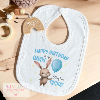 Personalised Auntie Birthday baby sleepsuit, DTG printed design