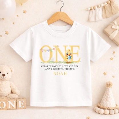 1st Birthday Outfit - Personalised Baby Birthday Vest | Soft Cotton Babywear