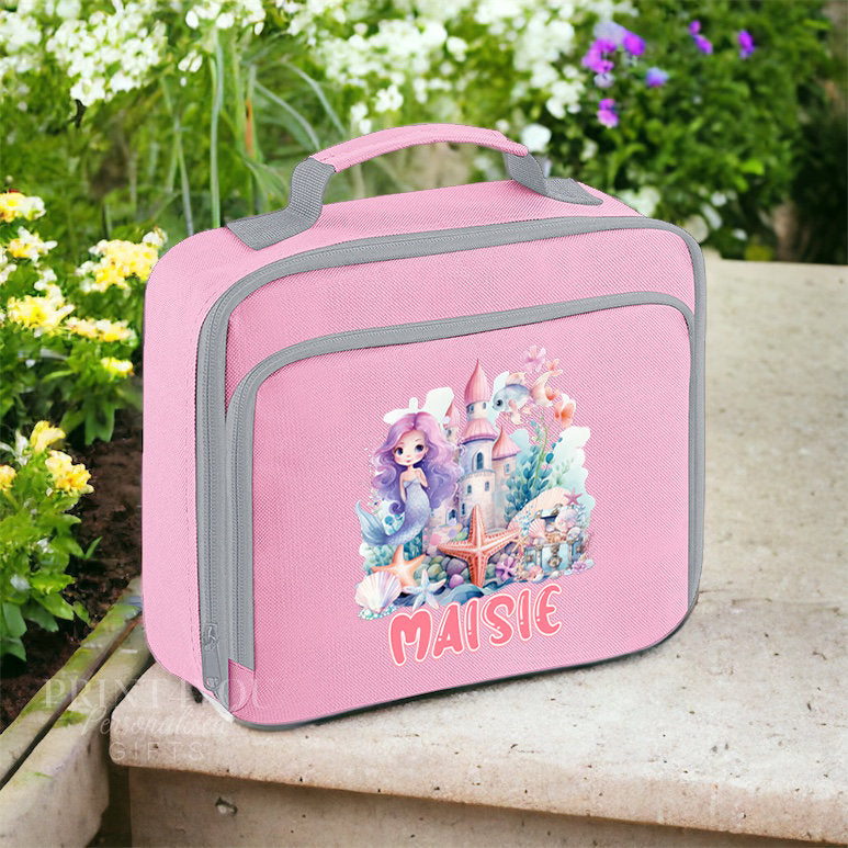 Personalised Lunch Cooler Bag – Fully Insulated With Front Zip Compartment For Food Temperature Control