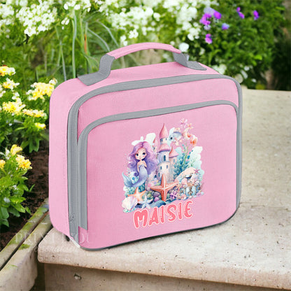 Personalised Lunch Cooler Bag – Fully Insulated With Front Zip Compartment For Food Temperature Control