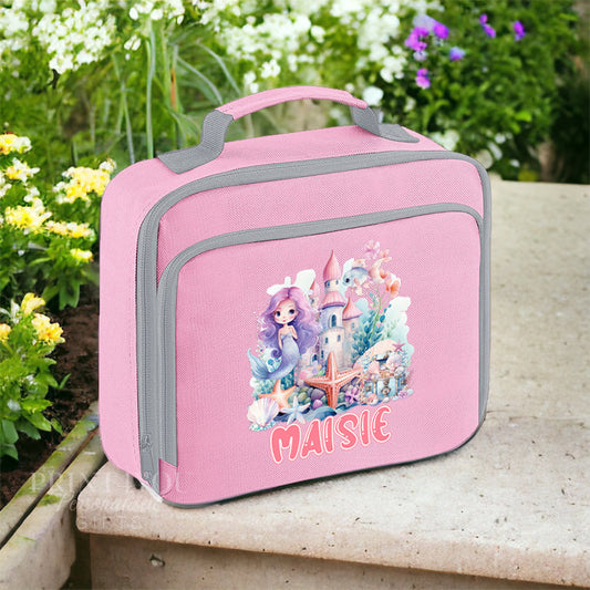 Personalised Lunch Cooler Bag – Fully Insulated With Front Zip Compartment For Food Temperature Control