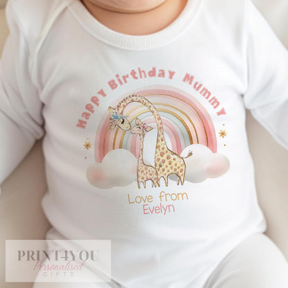 My first birthday as Mummy personalised baby bib