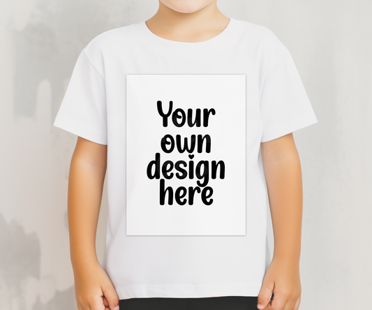 Children's clothing with the custom kids t-shirt design