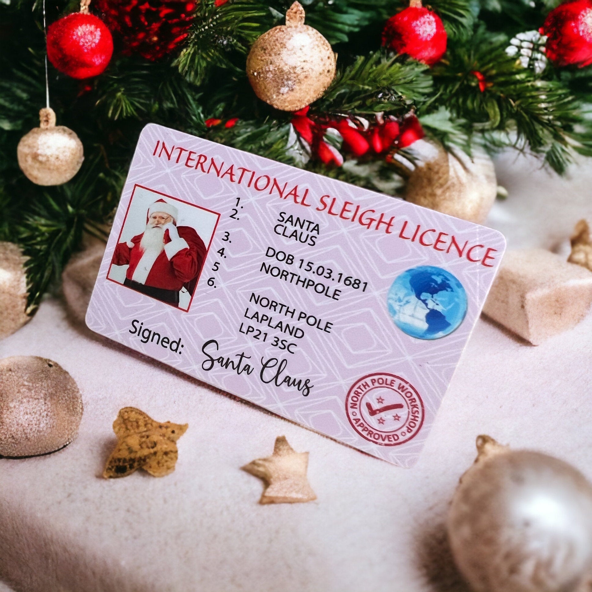 Santa's Lost Sleigh Driving License – Magical Surprise for Kids on Christmas Morning! - 1