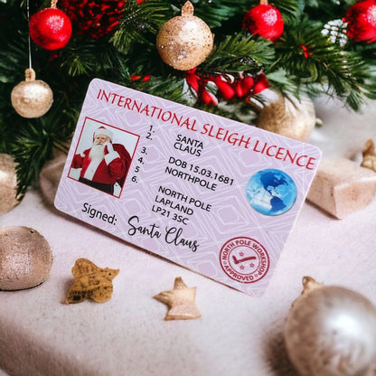 Santa's Lost Sleigh Driving License – Magical Surprise for Kids on Christmas Morning! - 1