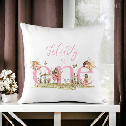 Personalised Birthday Cushion – Soft Washable Cushion Cover – Zippered Throw Pillow - Cushion cover only